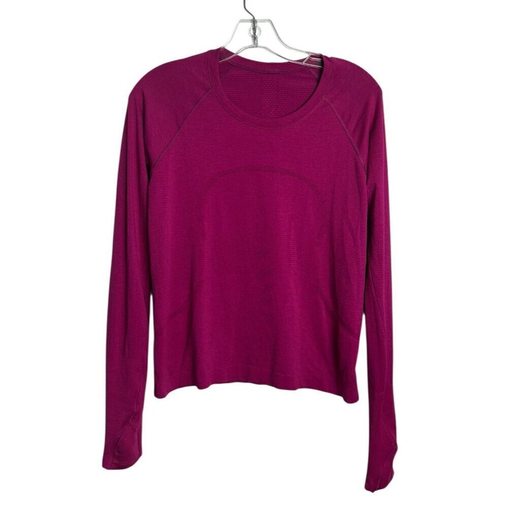 Lululemon Swiftly Tech Long-Sleeve Shirt 2.0 Pink Size 8